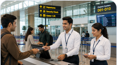 Airport Ground Staff & Hospitality Management